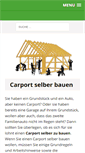 Mobile Screenshot of carport-selber-bauen.de